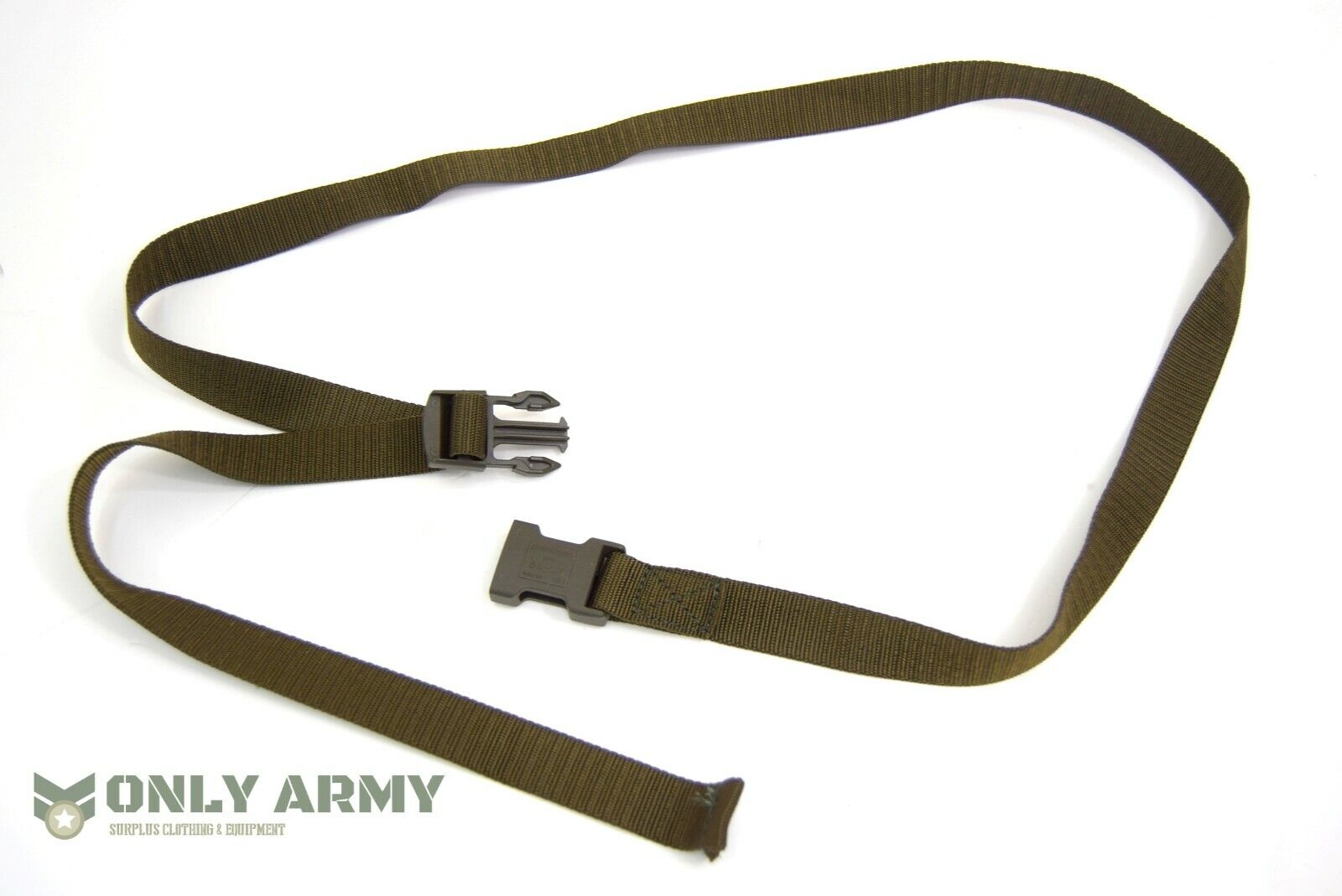 Swiss Army Webbing Strap Adjustable Retention Quick Release Buckle Tie Down Clip