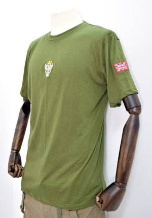 British Army Mercian Regiment Embroidered T Shirt Regimental Military Infantry