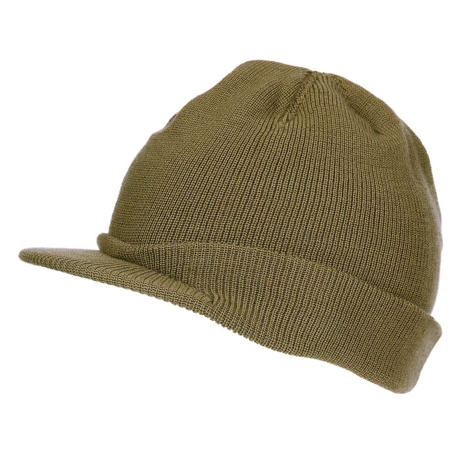 US ARMY WOOL JEEP CAP 1942 KHAKI JEEPCAP HIGH QUALITY WARM SOFT 1940'S HAT WARM