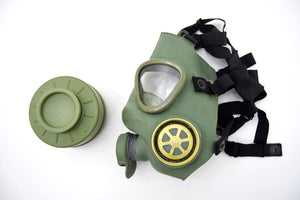 Yugoslavian Army M59 Gas Mask + Filter Military Surplus Respirator Set