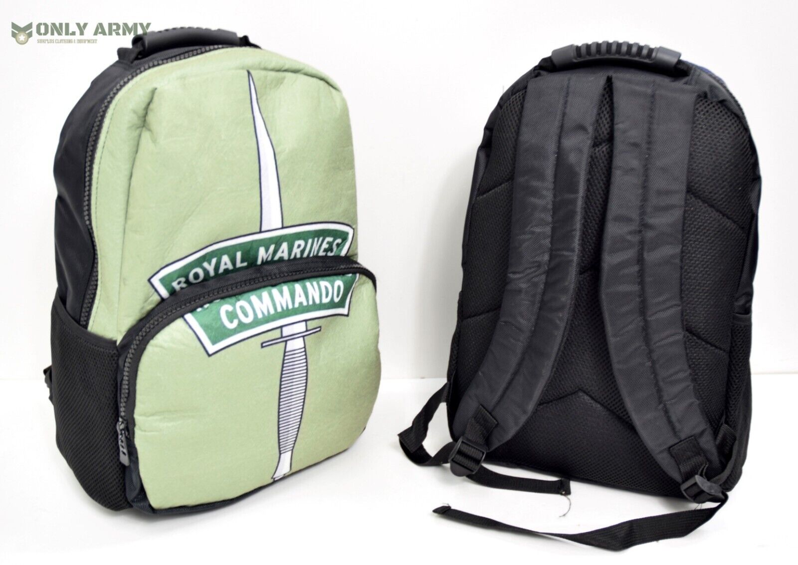 Royal Marines Commando Backpack 20L Bag Cadet Army Rucksack Printed RM Logo