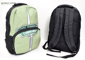 Royal Marines Commando Backpack 20L Bag Cadet Army Rucksack Printed RM Logo