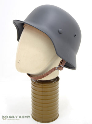 Repro German Army M35 Steel Helmet Leather Liner Grey M40 M42 M44 Military