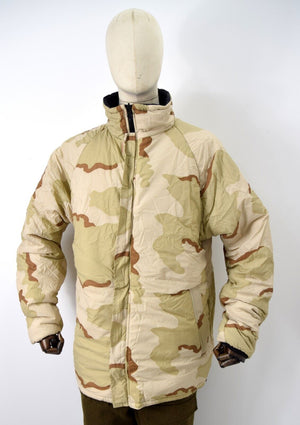 US Army Reversible Softie Jacket Black Tri Colour Desert Camo SF Marines Thermal