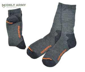 4 x Pairs Grey WEATHERPROOF® Outdoor Socks Thermal Cushioned Work Hiking Walking