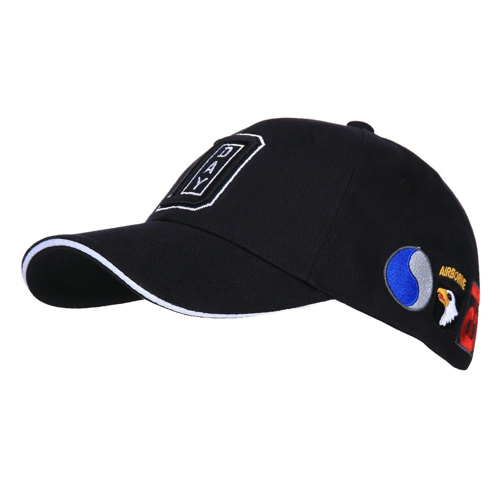 WW2 D Day Landing Baseball Cap Remembrance Infantry Airborne Insignia Memorial