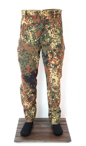 German FLECKTARN Softshell Waterproof Fleece Lined Combat Cargo Trousers Pants