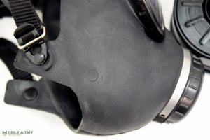 RARE Army Military Surplus Black Rubber Gas Mask 40MM Filter Protective British