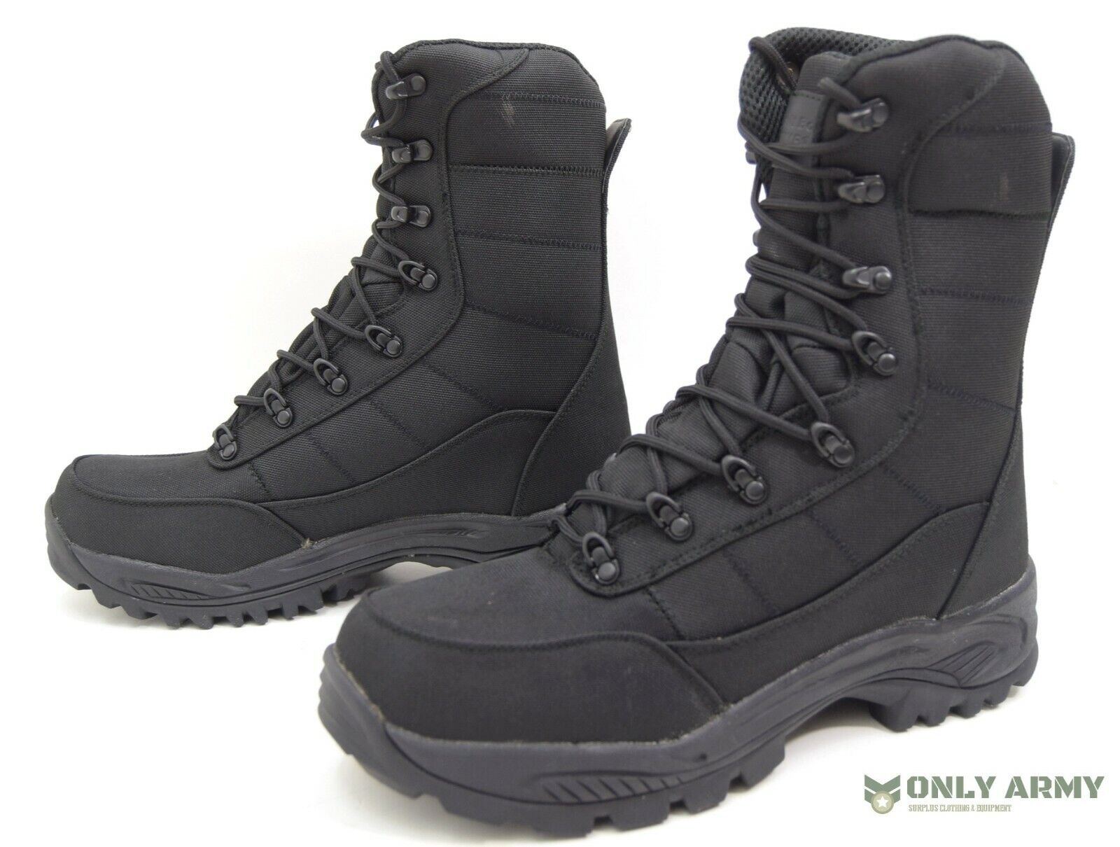 Commando Black Boots Dutch Army Special Forces Style Waterproof Assault Combat