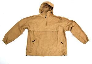 Army Military Canvas Anorak Tan / Desert Bushcraft Smock Mountain Parka 1/4 Zip