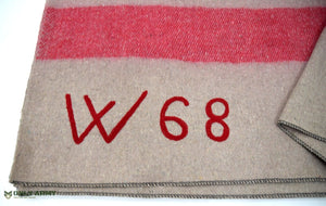 Swiss Army Wool Blanket Stripe & Cross High Quality Military Bedding Camping