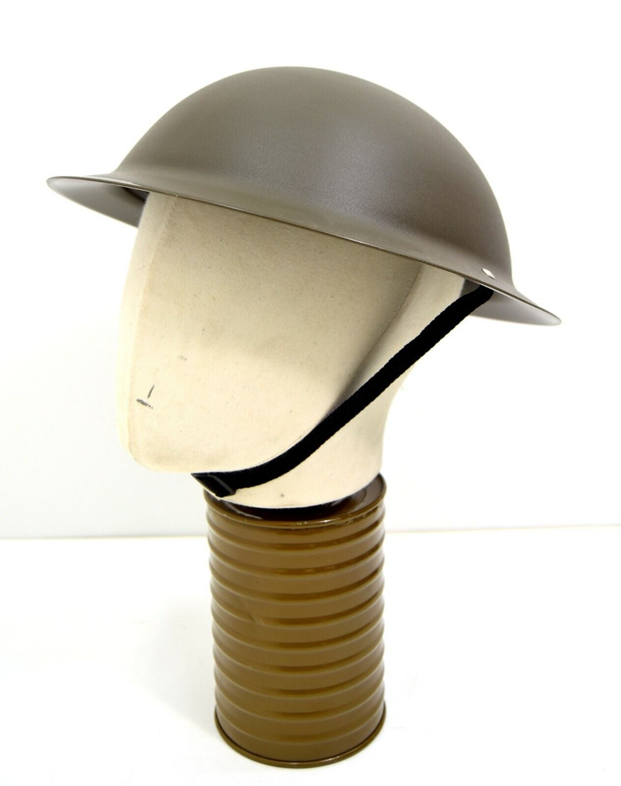Repro British Army WW2 Plastic Helmet Tommy Doughboy Brodie Style WWII Soldier