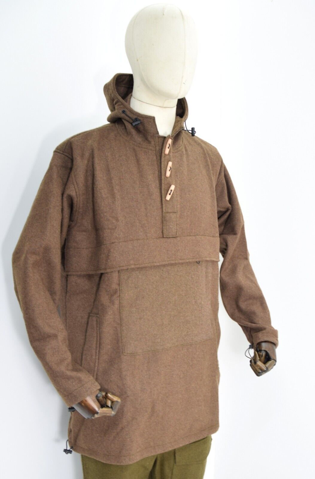Bushcraft Anorak Smock Made From Wool Type Army Military Surplus Blanket Outdoor