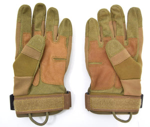 US Army Tactical Hard Knuckle Gloves Coyote Tan Combat Security Airsoft Assault