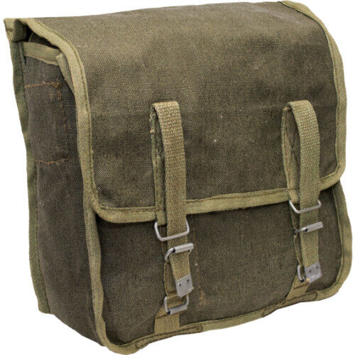 Polish Army Bread Bag Canvas Webbing Side Messenger Bag Pannier Satchel Fishing