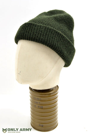 Polish Army Cold Weather Hat Thick Chunky Knit Army Surplus Watch Cap Winter Hat