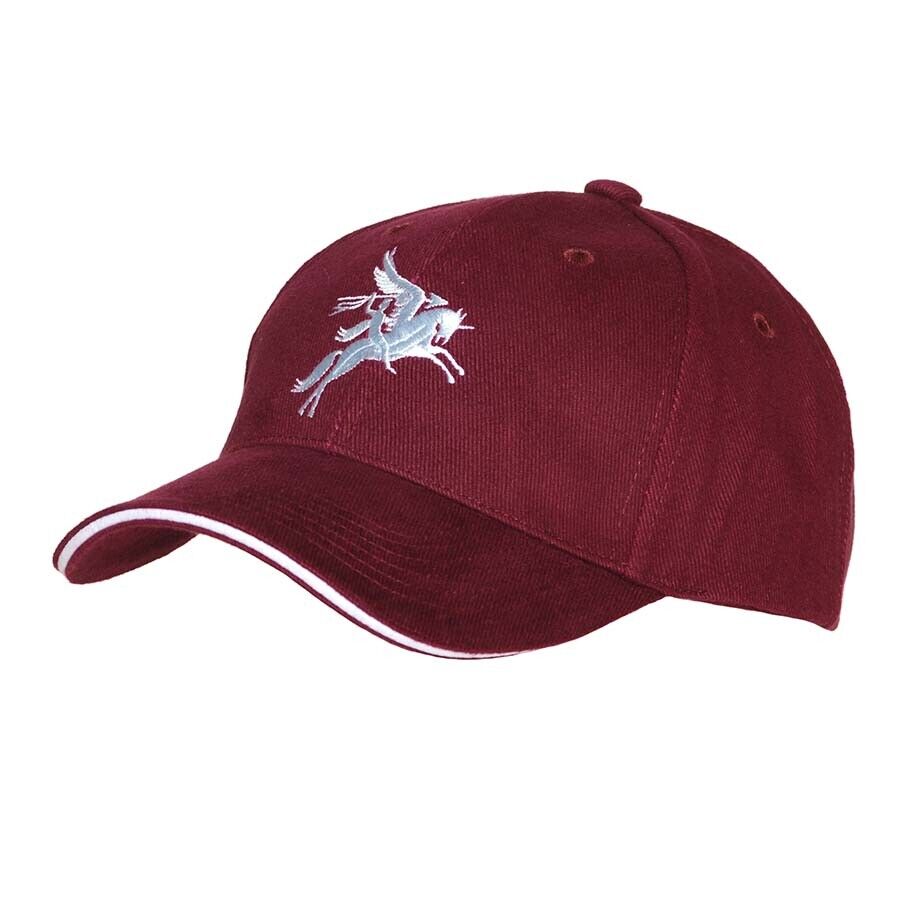 Maroon Para Pegasus Baseball Cap Parachute Regiment British Army Airborne Hat