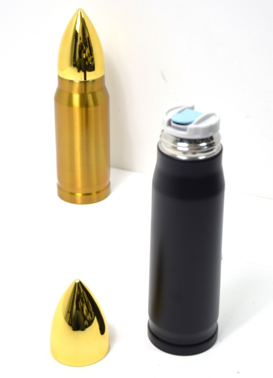 Bullet Thermal Flask Thermos Military Style Insulated Hot Cold Drinks Vacuum