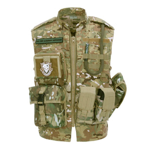 British Army Style Tactical Gilet Vest MOLLE Waistcoat Utility Jacket Combat Top