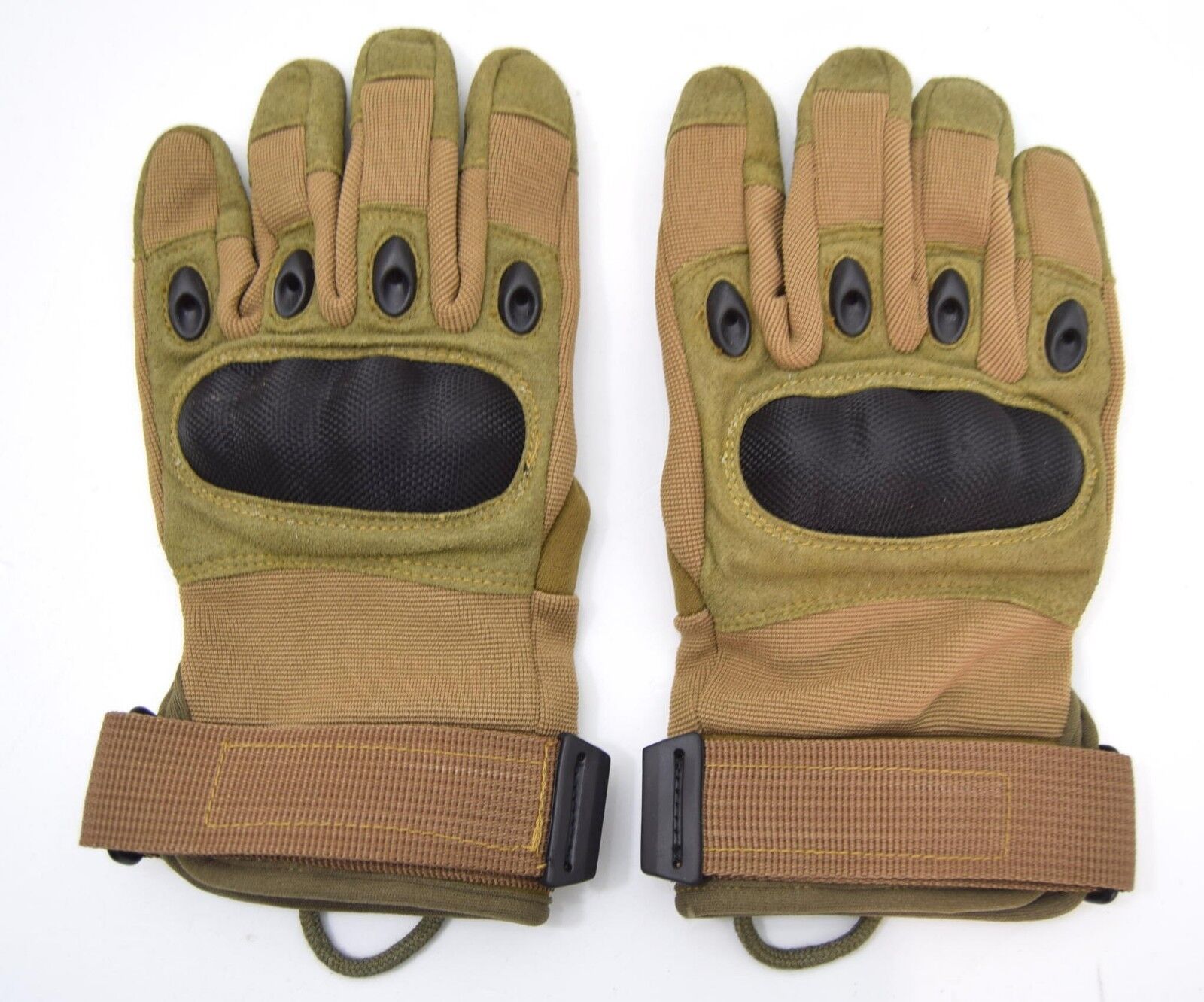 US Army Tactical Hard Knuckle Gloves Coyote Tan Combat Security Airsoft Assault