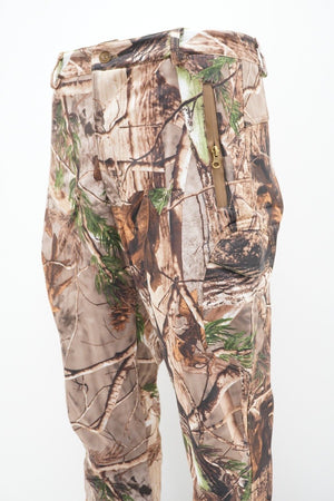 GB Tree Oak Camo Softshell Waterproof Fleece Lined Combat Cargo Trousers Pants