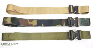 Military Spec Rigger Belt Metal Buckle Heavy Duty Combat Quick Webbing Belt Army