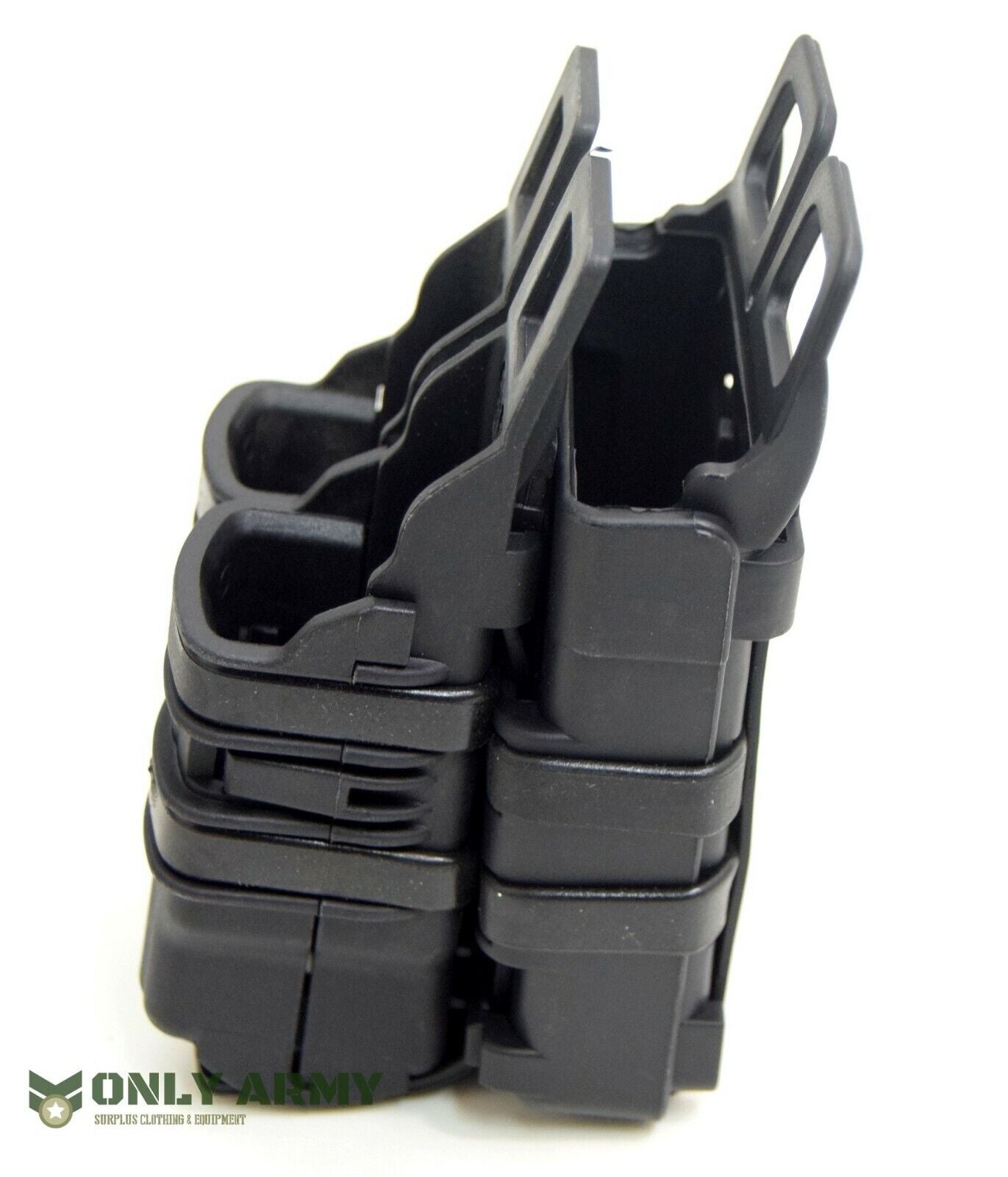 Black Fast Mag Pistol / Rifle Pouch MOLLE Hard Shell Mag Holder UKSF Army Style