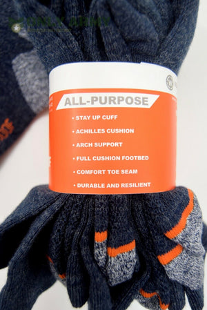 4 x Pairs Blue WEATHERPROOF® Outdoor Socks Thermal Cushioned Work Hiking Walking