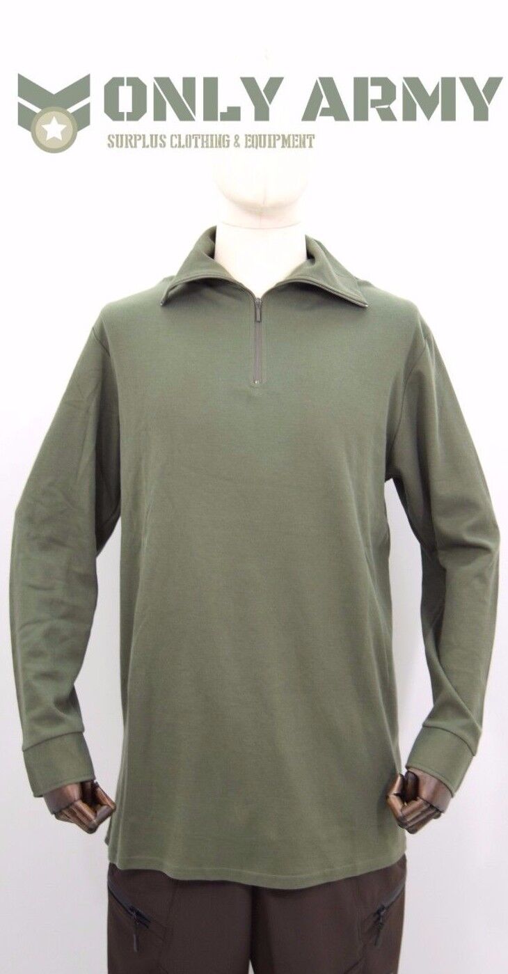 French Army Norgie Top Thermal Half Zip Norwegian Top Cold Weather Shirt Norgi