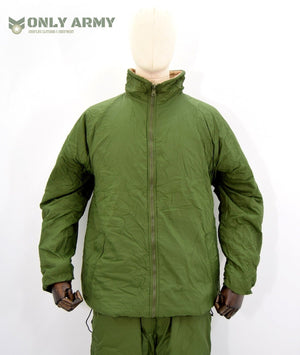 British Army Softie Jacket Thermal Reversible Olive / Sand Cold Weather Puffer