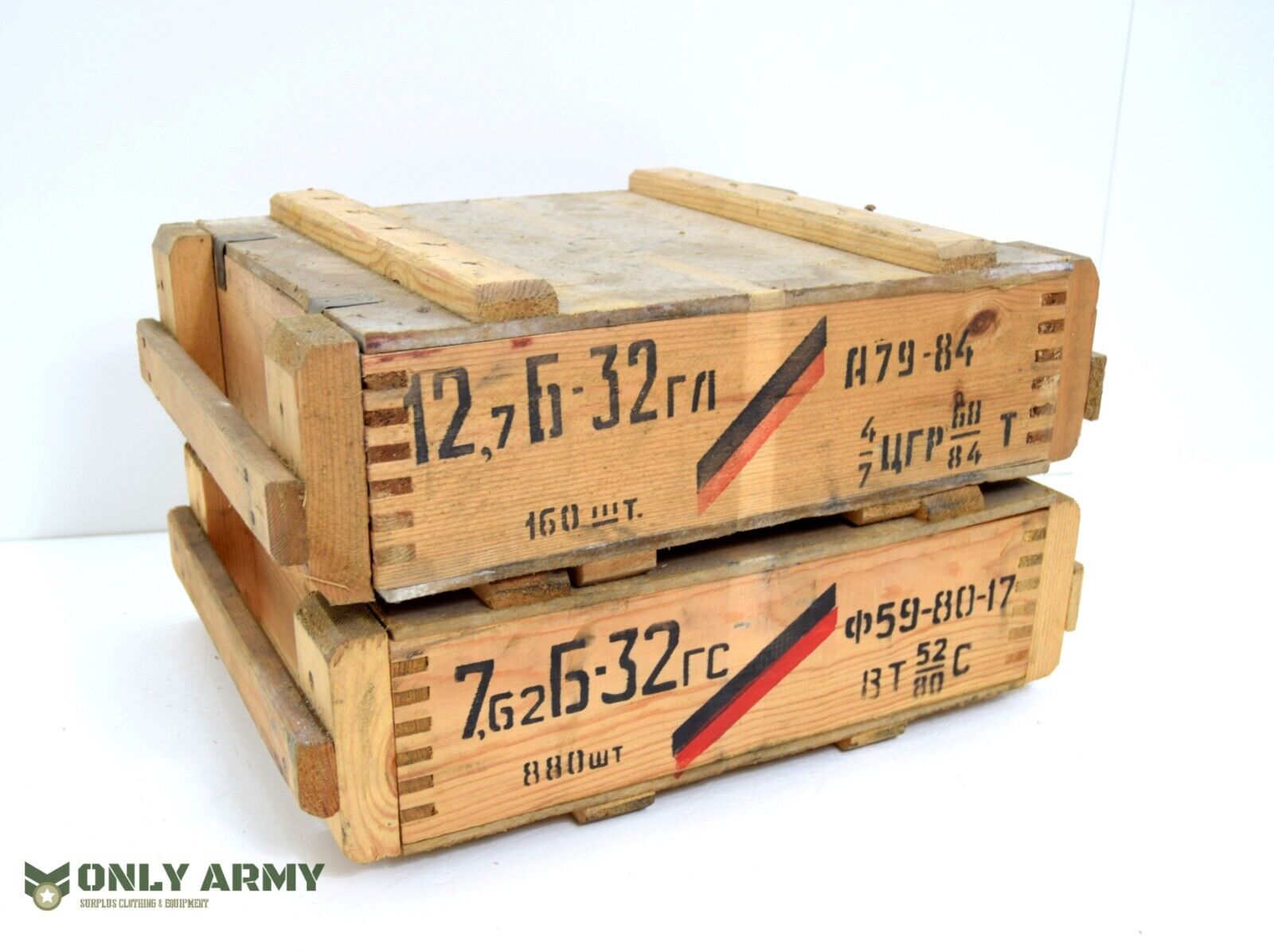 Czech Army Wooden Ammo Box Storage Chest Crate Wood Box Trunk Military Transport