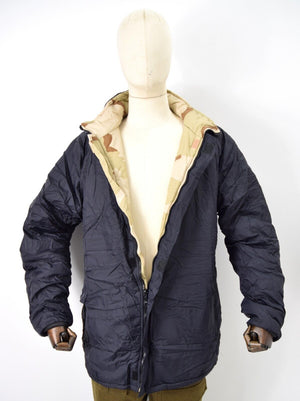 US Army Reversible Softie Jacket Black Tri Colour Desert Camo SF Marines Thermal