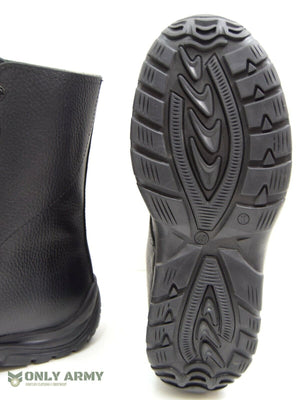 NEW Swiss Army Para Boots Black Leather New Issue Combat Paratrooper Boot Surplu