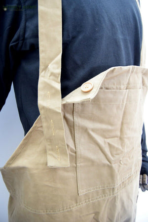 British Army Dungarees WW2 Land Army Bib & Brace Overall Khaki Military Uniform