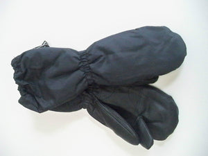 Army Mittens With Trigger Finger Military Leather Fur Lined Waterproof Winter
