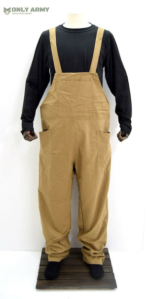 British Army Dungarees WW2 Land Army Bib & Brace Overall Khaki Military Uniform