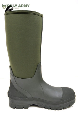 OD Green Muck Boots Hunting Wellies Waterproof Neoprene Thermal Wellington Boot