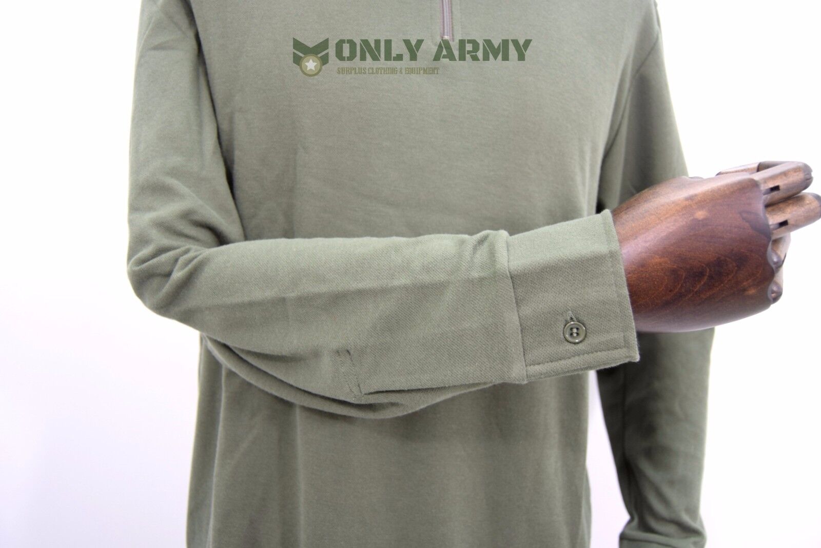 French Army Norgie Top Thermal Half Zip Norwegian Top Cold Weather Shirt Norgi