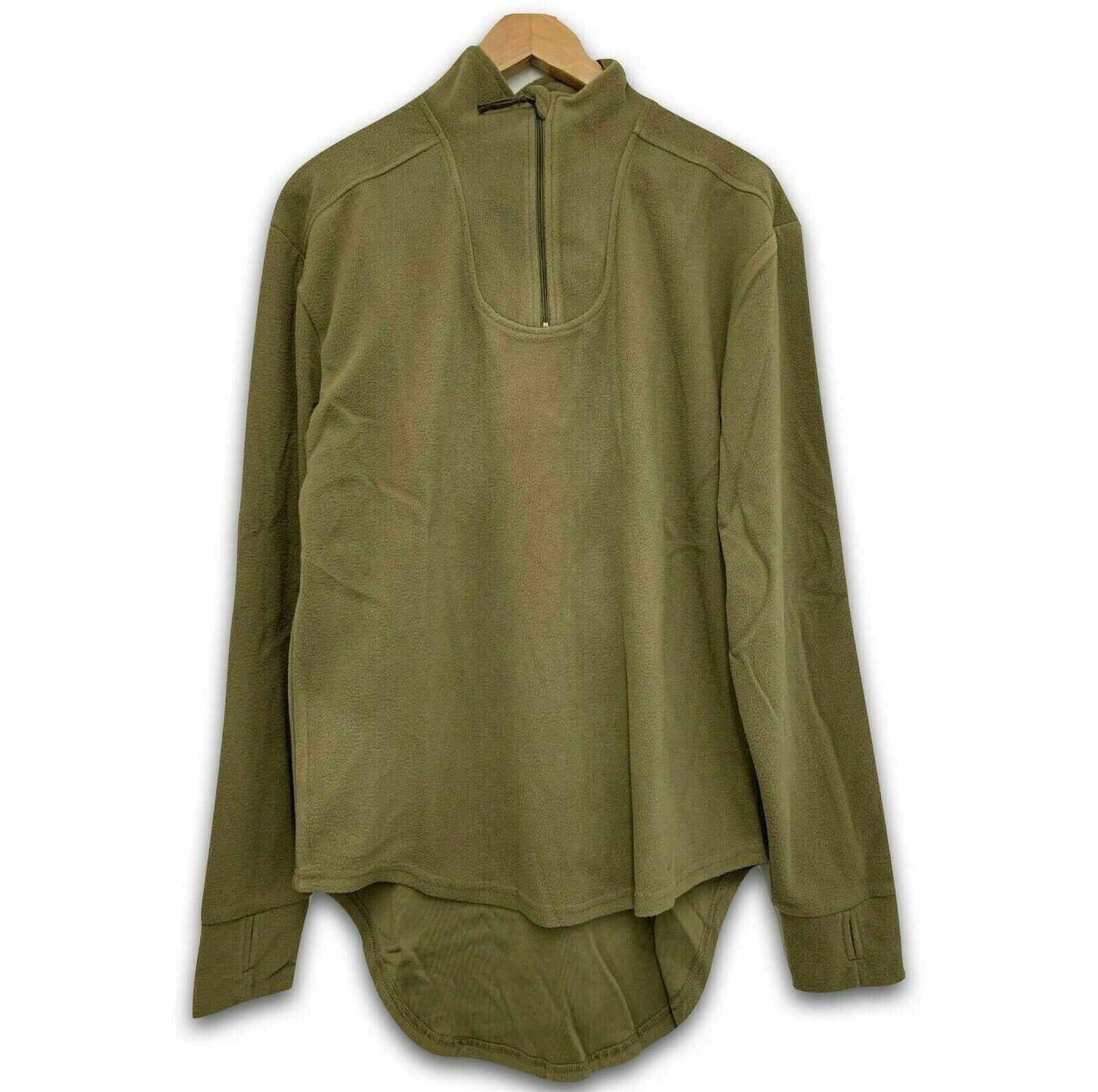 BRITISH ARMY MICRO-FLEECE LIGHT OLIVE PCS THERMAL COMBAT UNDER SHIRT NORGIE