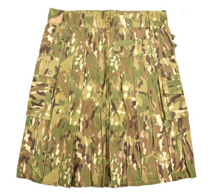 Scottish Tactical Military Kilt MTP Multicam Camo Highland Regiment Army Combat