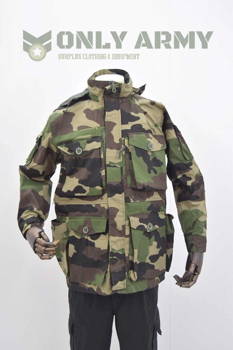 French Army CCE Camo Jacket Smock Woodland Ripstop HIGH QUALITY Felin