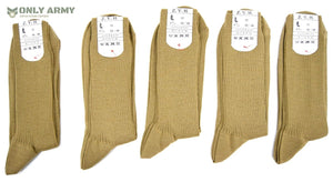 5 x Pairs Czech Army Shoe Socks UK 11-13 Dress Uniform WW2 Style Military Sock