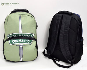 Royal Marines Commando Backpack 20L Bag Cadet Army Rucksack Printed RM Logo