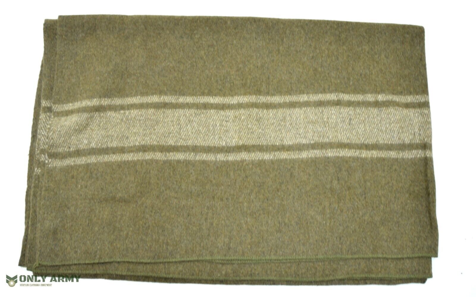 Vintage Italian Army Wool Blanket NEW OLD STOCK Lovely Thick Woolen Blanket