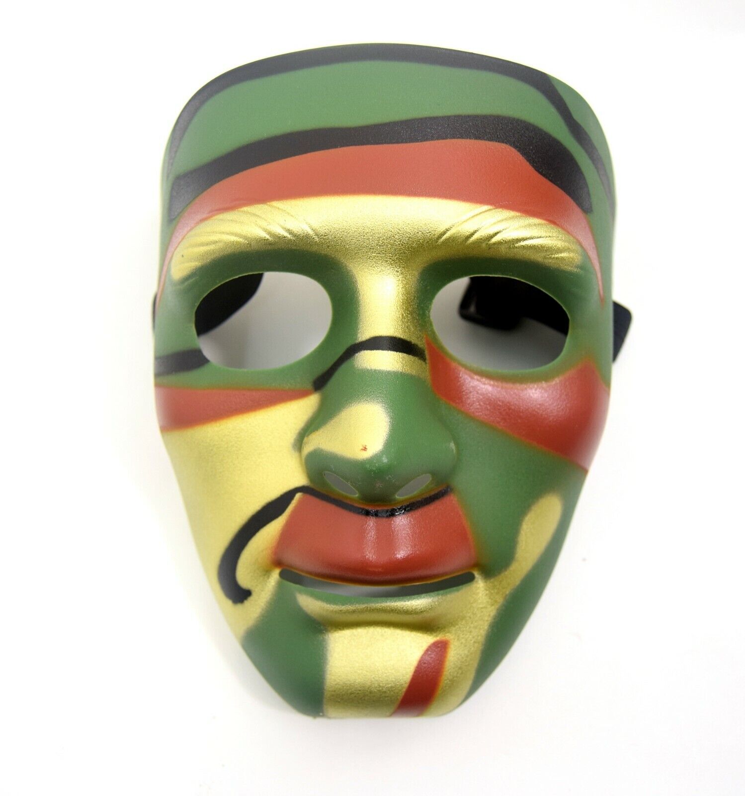 Camo ABS Plastic Protective Full Face Mask Hockey Airsoft Hard Shield Camouflage