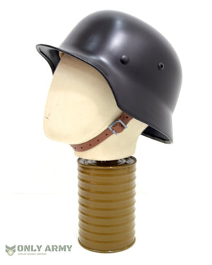 Repro German Army M35 Steel Helmet Leather Liner Black M40 M42 M44 Military