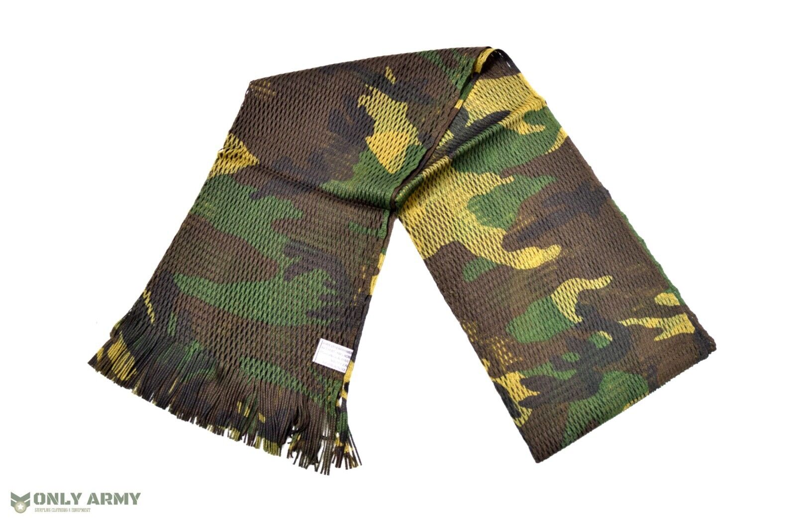 Premium Quality Italian Army Scrim Net Scarf Veil Camo Woodland Camouflage Neck