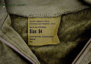 British Army Issue Thermal Norgie Shirt Cold Weather Long Sleeve Top Norwegian