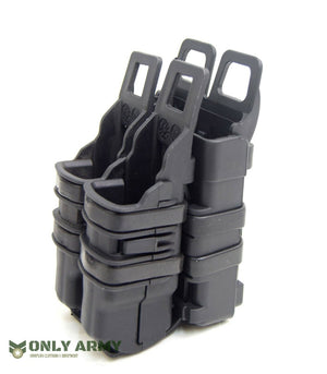 Black Fast Mag Pistol / Rifle Pouch MOLLE Hard Shell Mag Holder UKSF Army Style