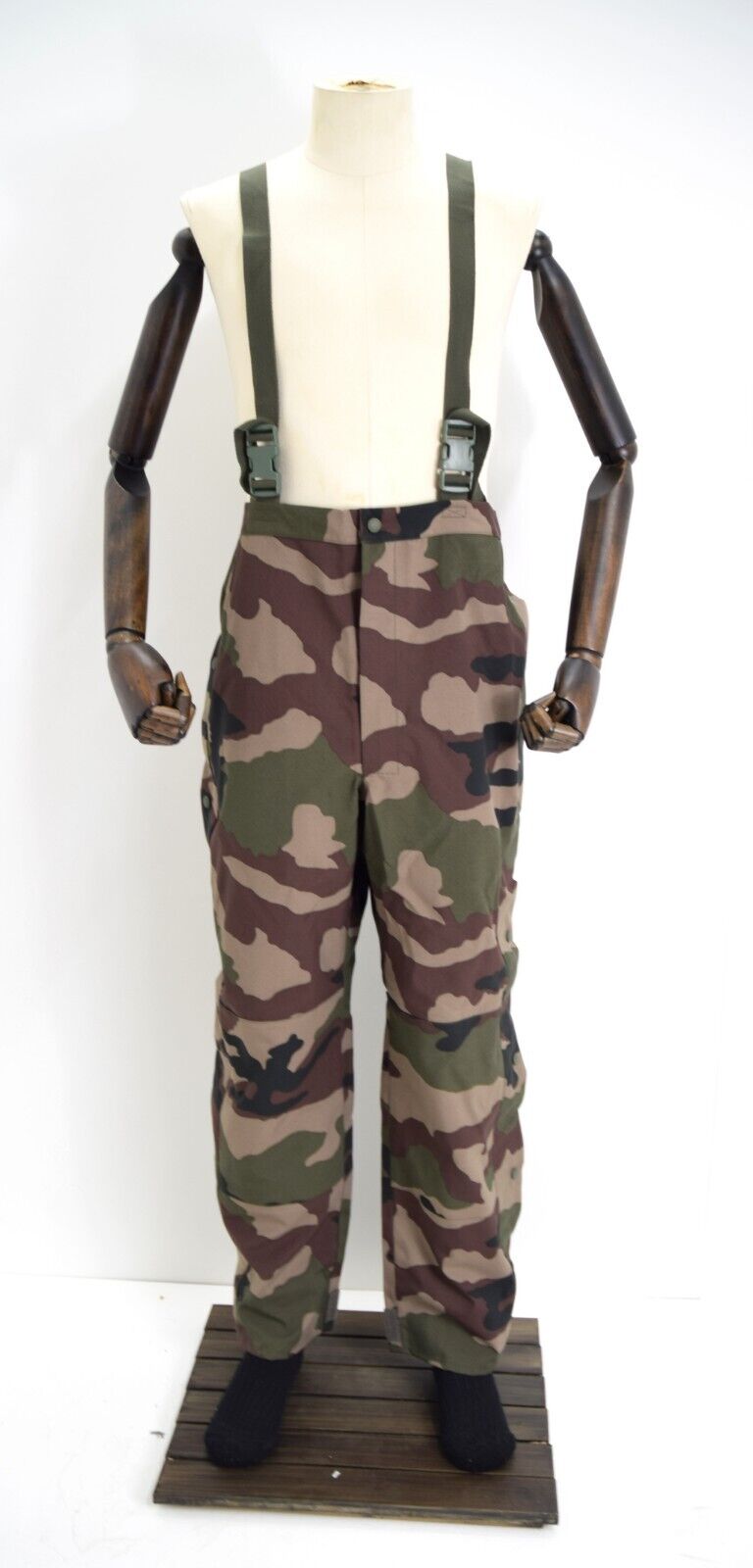 NEW French Army Goretex Trousers With Braces Waterproof Windproof Pants Gortex